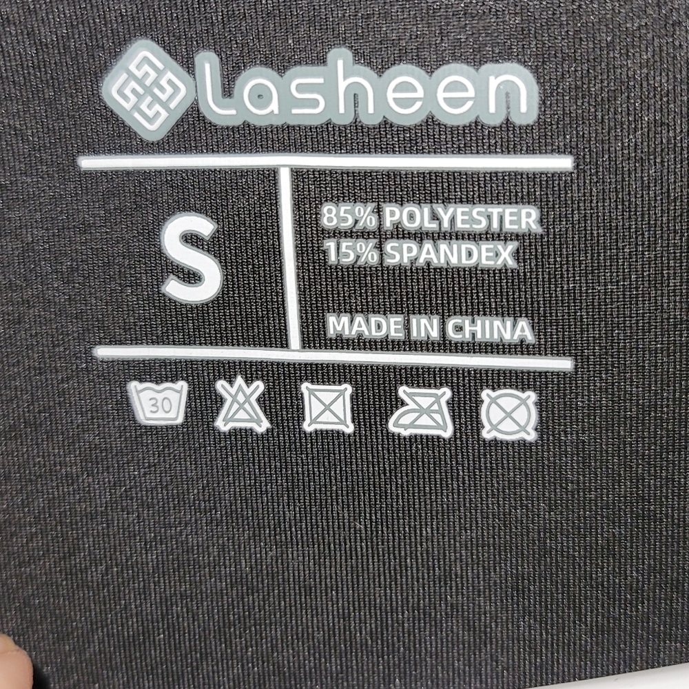 Lasheen sleeveless zippered vest  scuba fabric type small n Large - Picture 6 of 9
